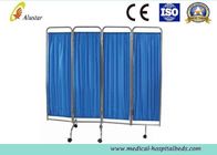 Medical Equipment Hospital Privacy Screens Bedside Screen With 4 Folding Plain Panel (ALS-WS03)