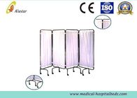 4 Folding Steel Frame Hospital Privacy Screens Medical Pvc Bed Screen For Patients (ALS-WS08)