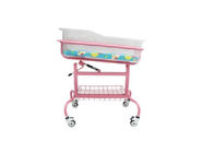 Pediatric Hospital Baby Bed For Infant , Hospital Baby Cot With Four Wheels