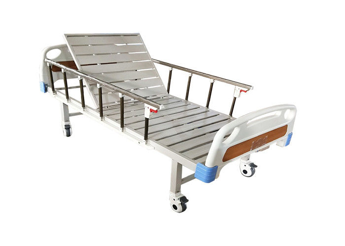 Customized Color Single Crank Manual 250KG Hospital Semi Fowler Bed